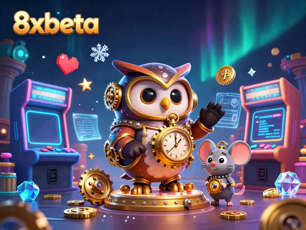 Experience thrilling gameplay with 8xbeta's engaging casino elements in a dynamic 3D scene.